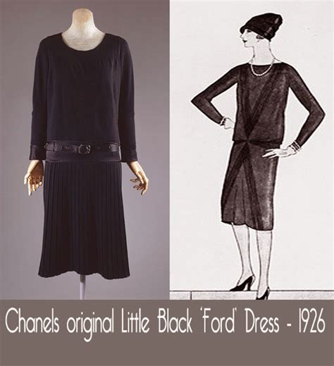 chanel little black dress original 1926